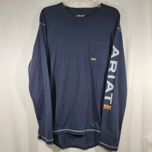 Men's Ariat Rebar Workman Logo T-Shirt | Like New Size Large